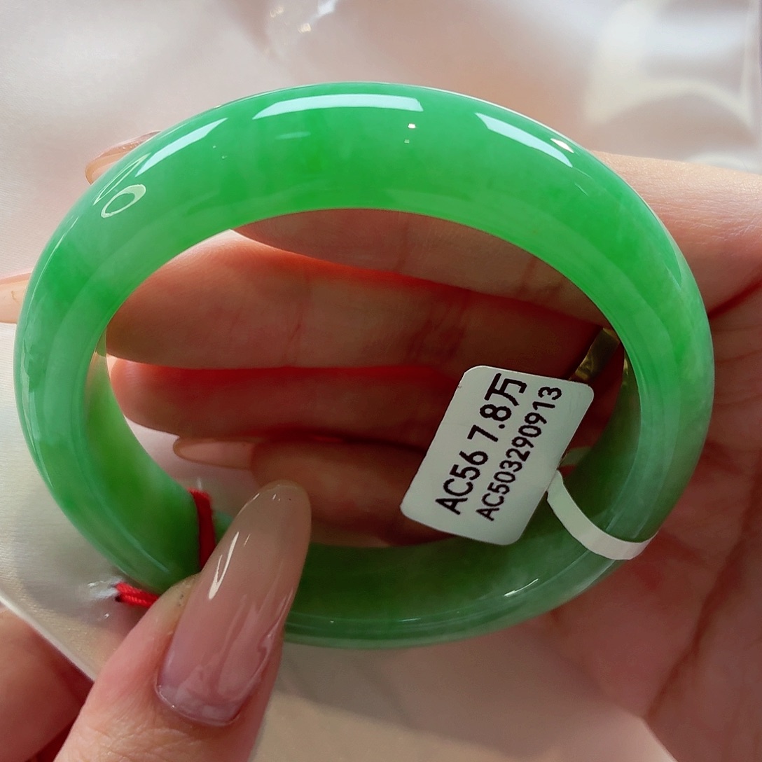 翡翠未镶嵌手镯22（31号）