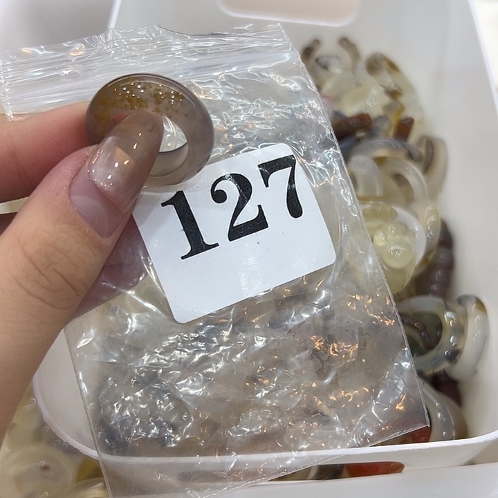 合金戒指玛瑙/玉髓127港12
