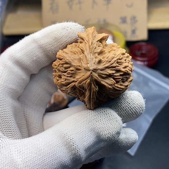 放***牛吊坠文玩核桃磕碰不退不换