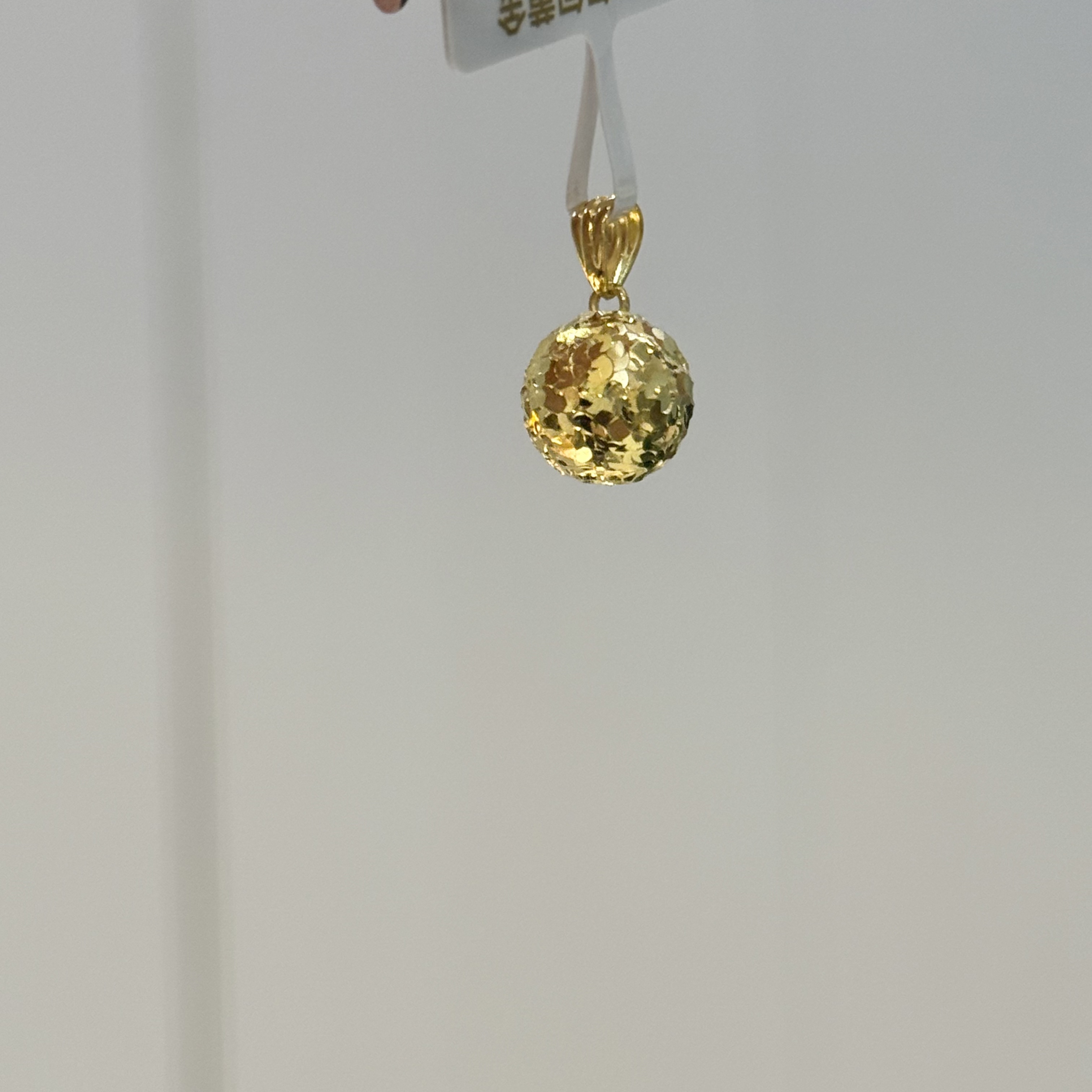 阿敏-F/X【有求必应（碎冰）吊坠】--足金999精工5G