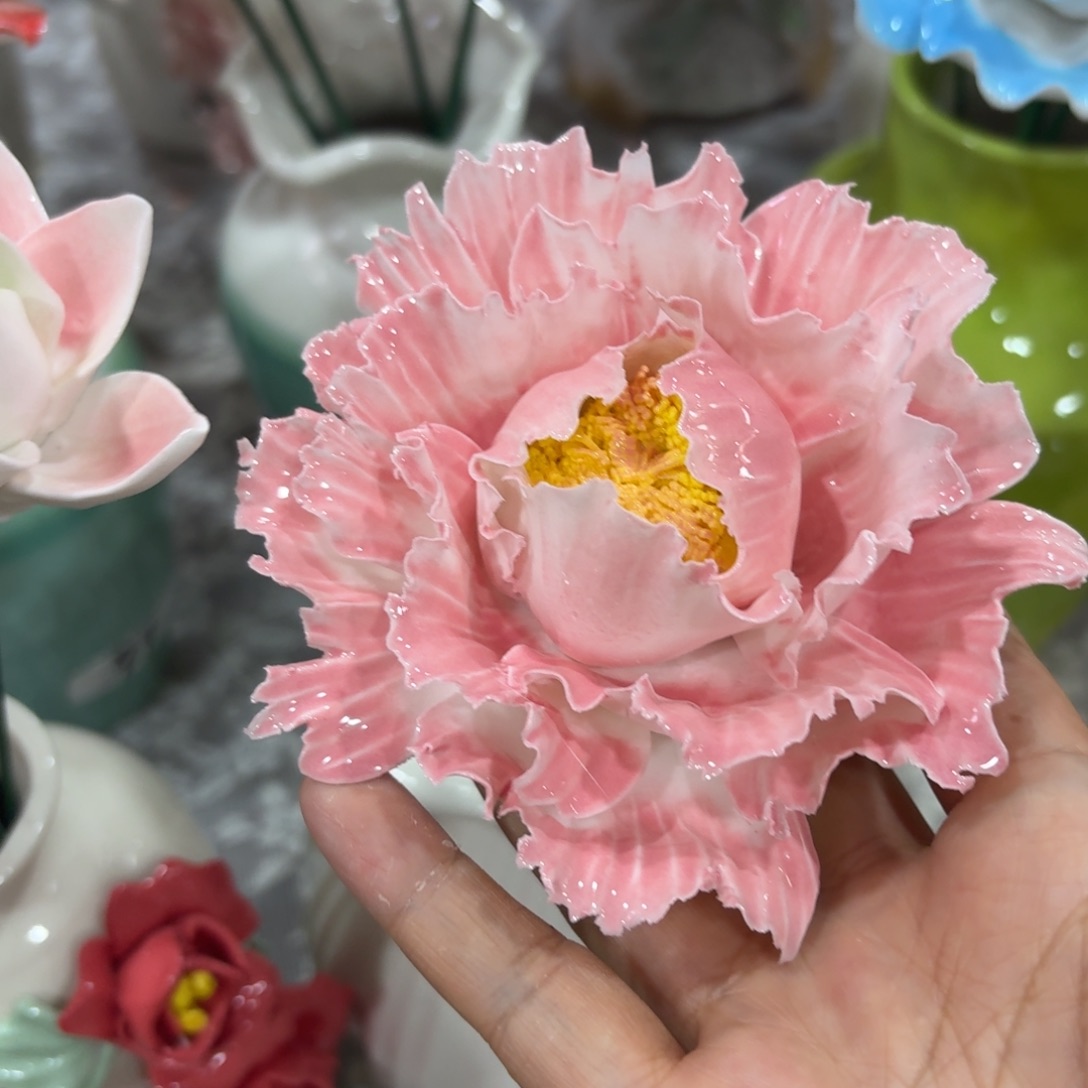 陶瓷花，20发货，退款拉黑