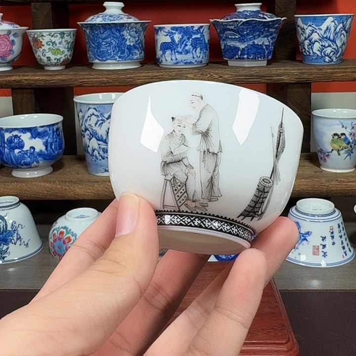 杯现代景德镇陶瓷杯