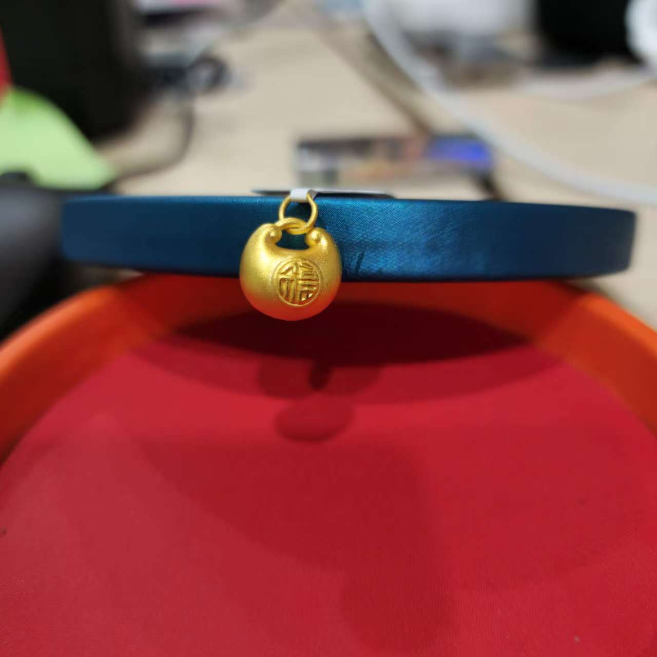 【夏夏专享】足金999饰品 胖福吊坠 1.37 GP