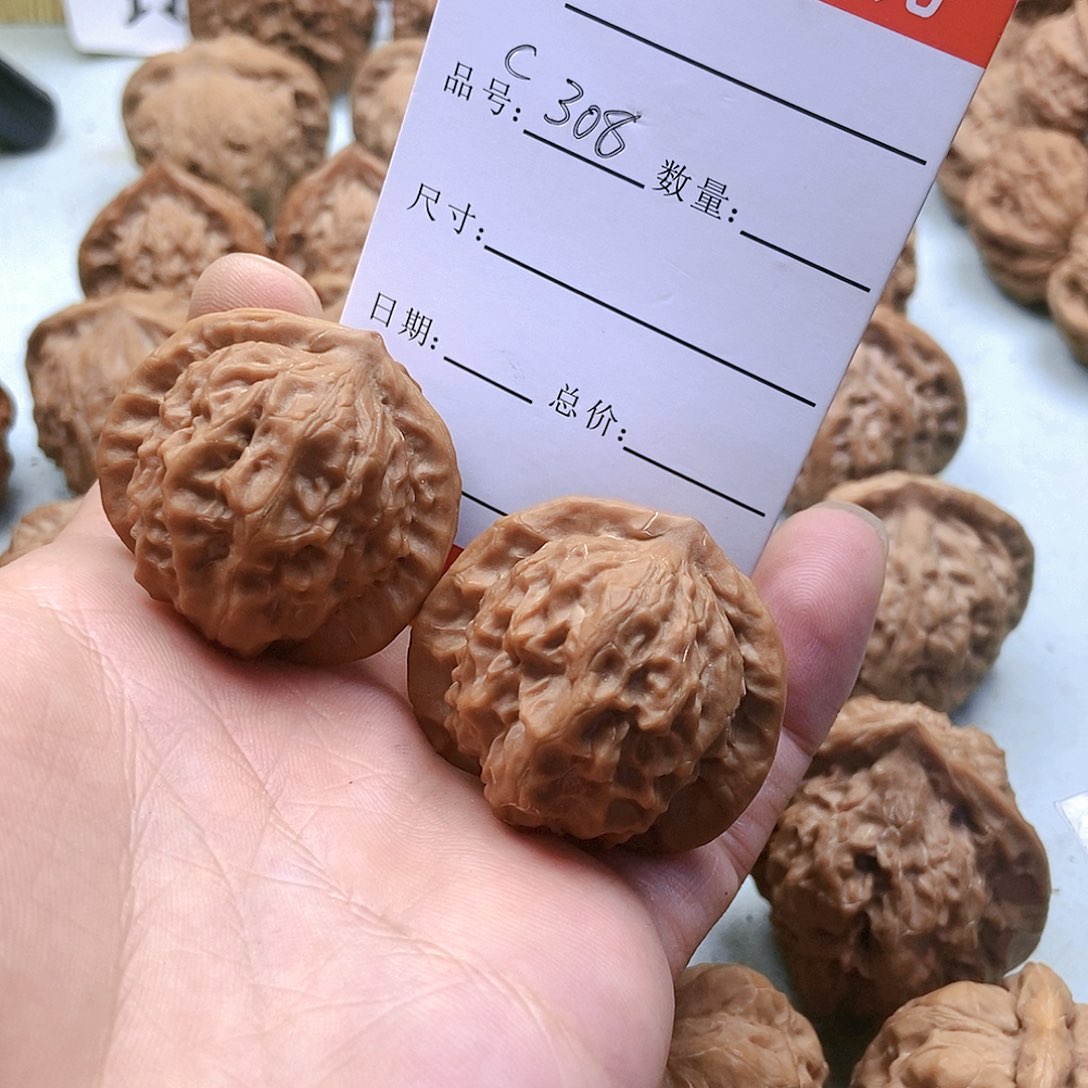 把件桃核308号全品瓷娃娃37尺蜡皮
