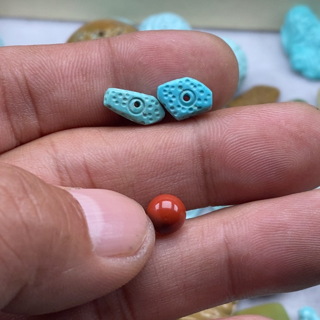 柠***泡南红玛瑙未镶嵌珠宝半成品