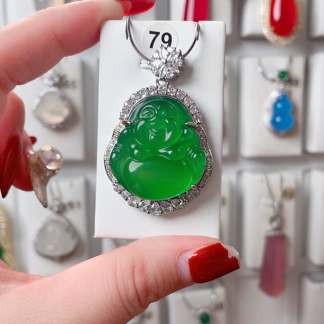 玛瑙/玉髓吊坠(赠链)未镶嵌