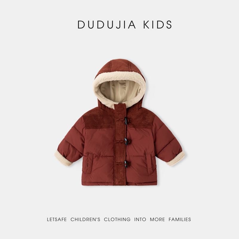 嘟嘟家宝宝棉服冬季男童加厚外套女童棉衣冬装儿童童装潮D5DMA016