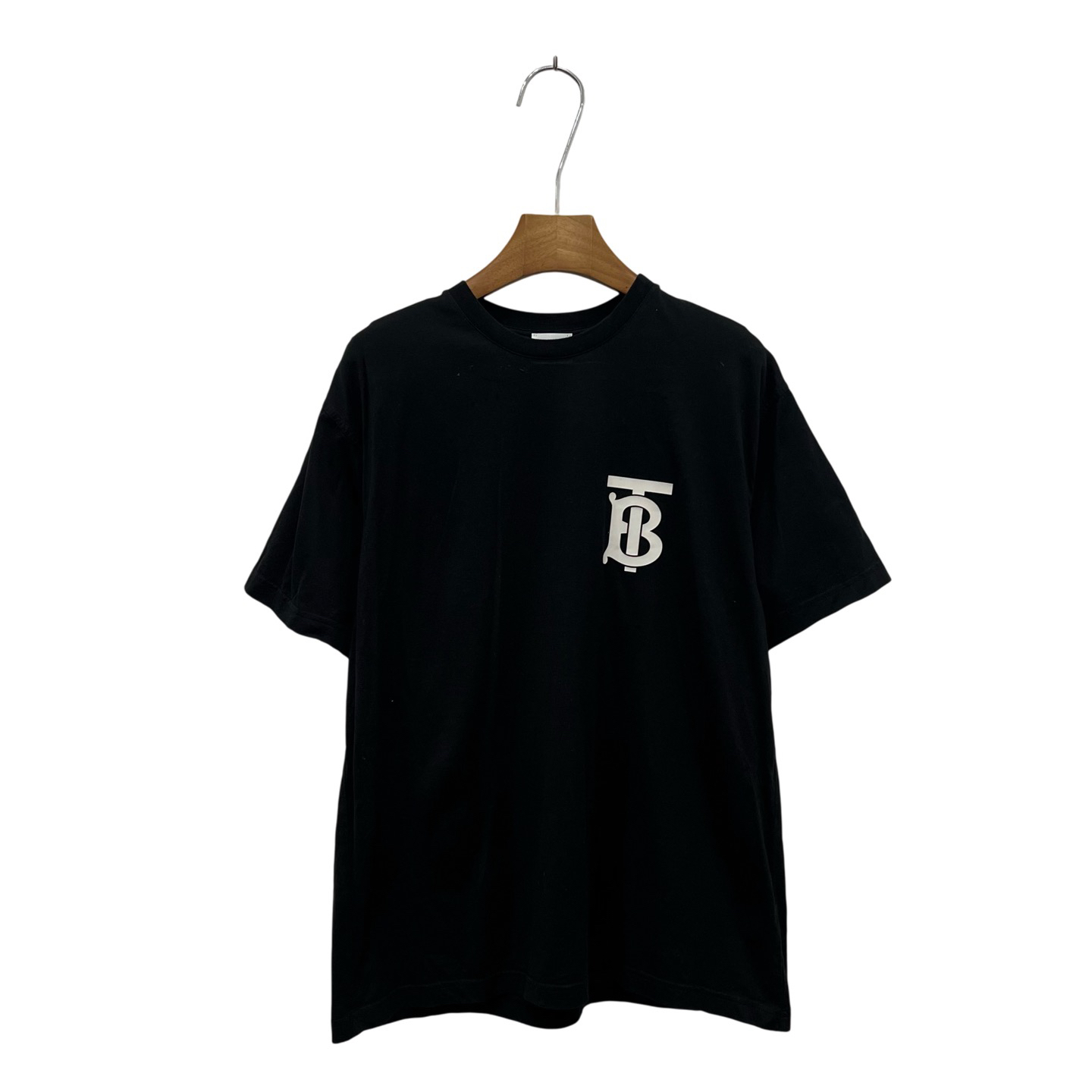 95新 BURBERRY/博柏利 TB logo 黑色短袖 XS码/95新/公价6500