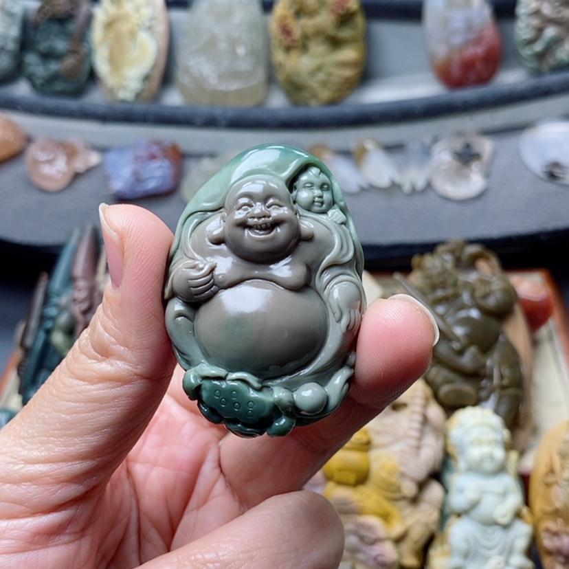 【闪购商品】定制石英质玉吊坠未镶嵌