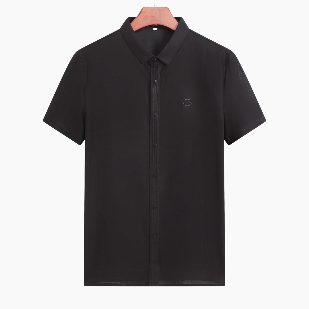 【滟子】男士商务休闲精品翻领Polo衬衫纯色短袖薄款/2228