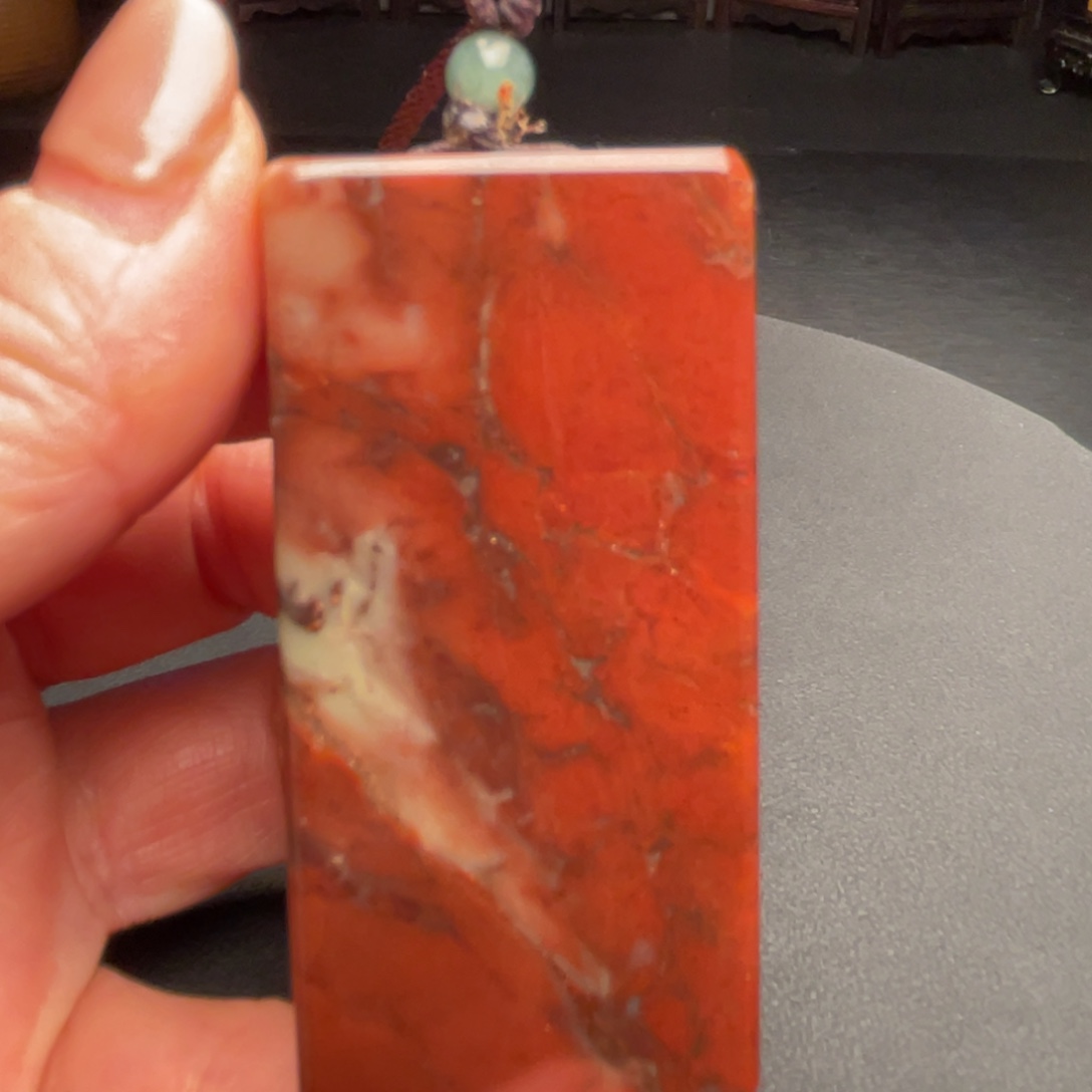 溪***水田黄石昌化石手把件挂件