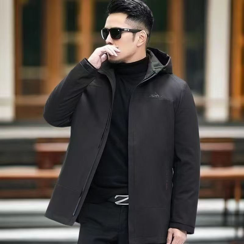 （单外皮）派克服短款修身秋季商务休闲冬季可装保暖加绒内胆