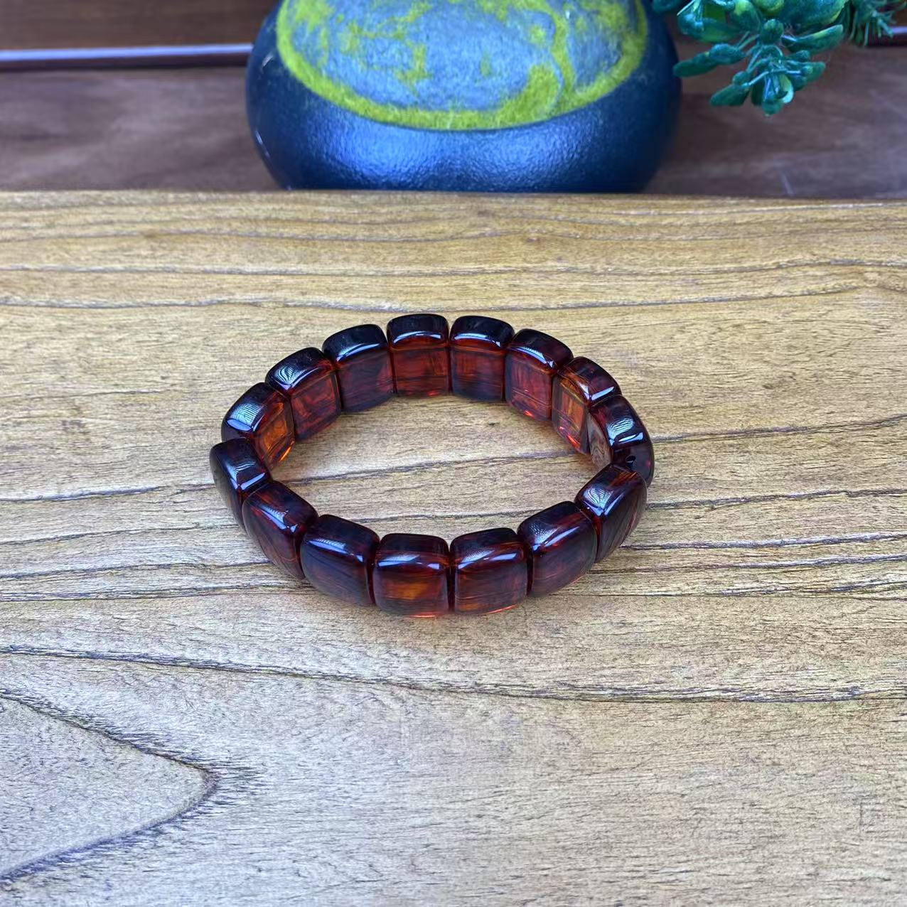 祥瑞 未镶嵌血珀手串