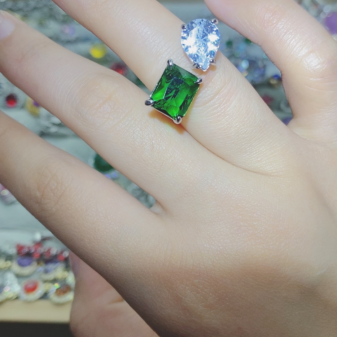 【闪购商品】托帕石耳饰银S925镶嵌