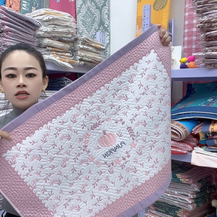 棉紫色小南瓜纯棉