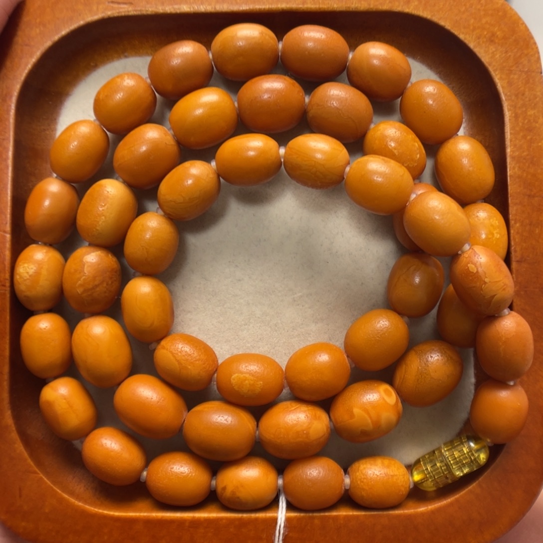 蜜蜡未镶嵌项链蜜蜡