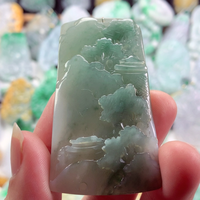 【闪购商品】翡翠吊坠(不含链)未镶嵌