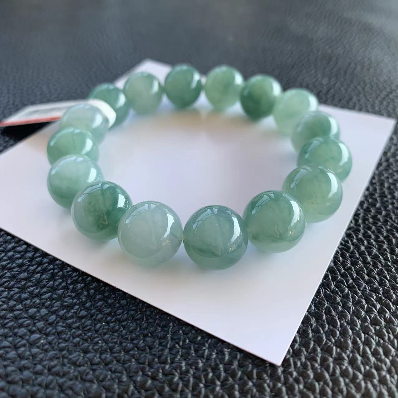 山骨珠宝 缅甸A货高货翡翠手串26号、