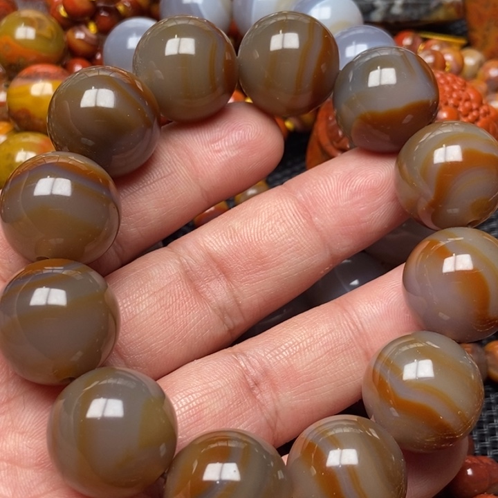 玛瑙/玉髓手串未镶嵌