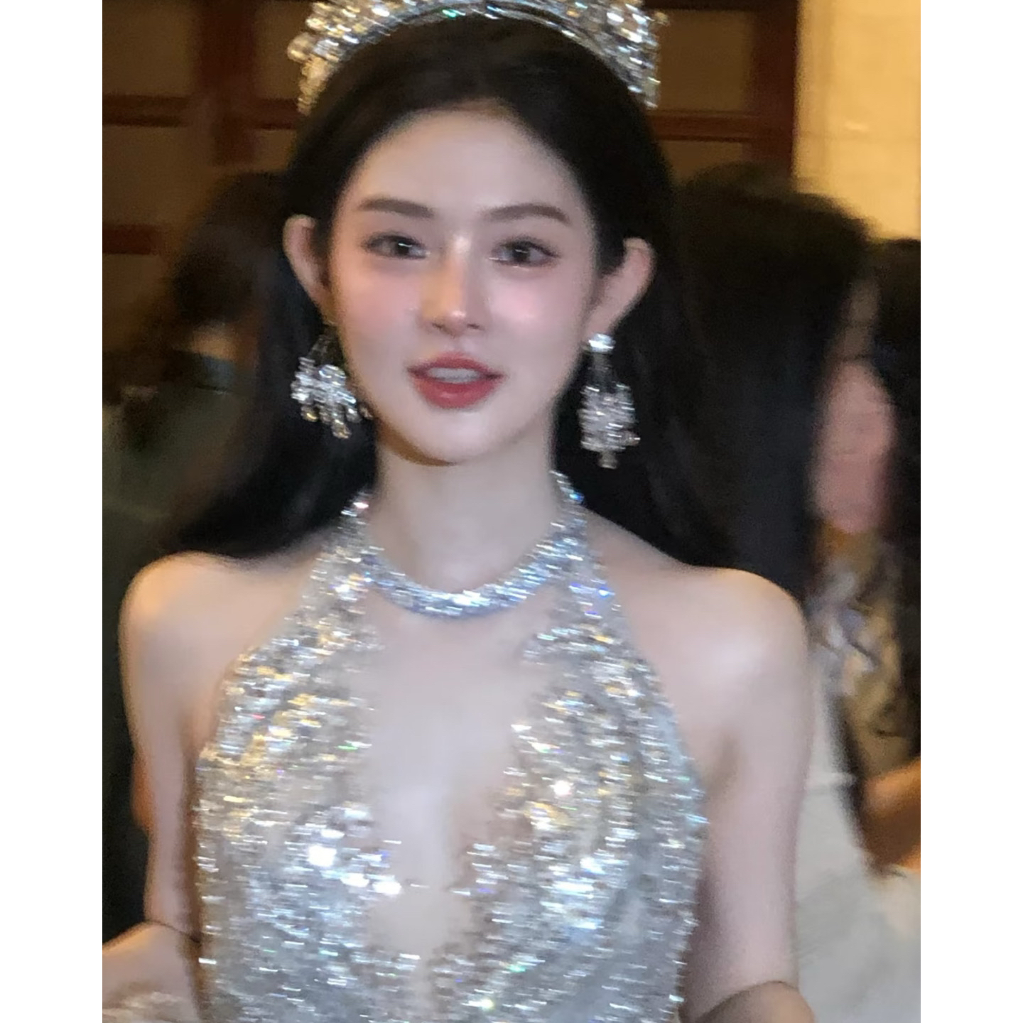 小南一｜刘超老师大课同款全镶钻婚纱配饰