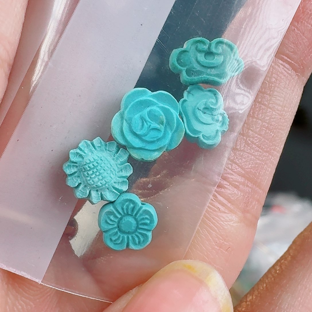 绿松石珠宝奇石未镶嵌