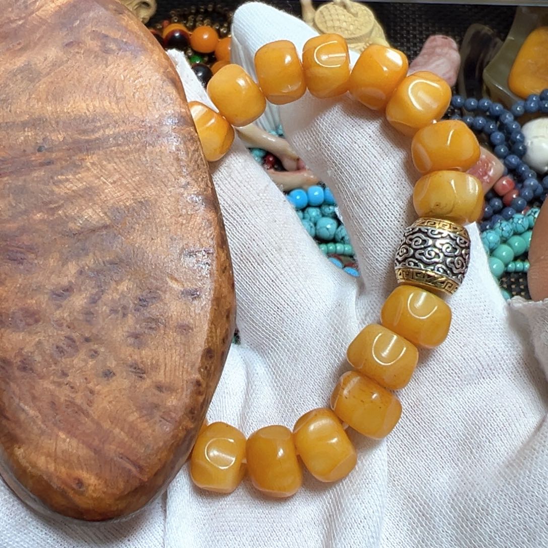 非洲檀香无事牌12单圈手串