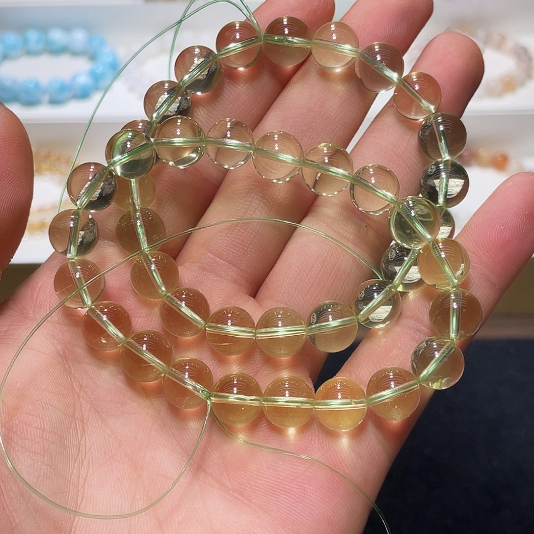 水晶手链未镶嵌竹叶青9.9多样性任发其一