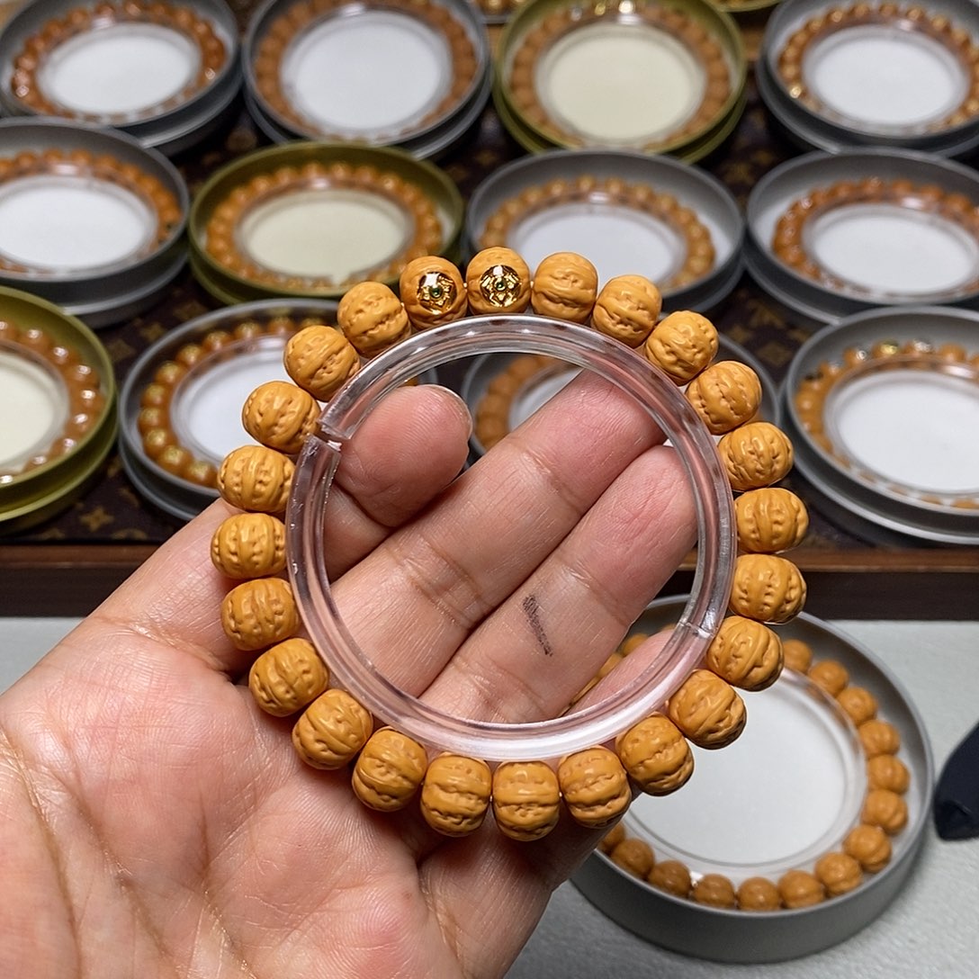 猴头核桃手串48号双标911京八棱11左右