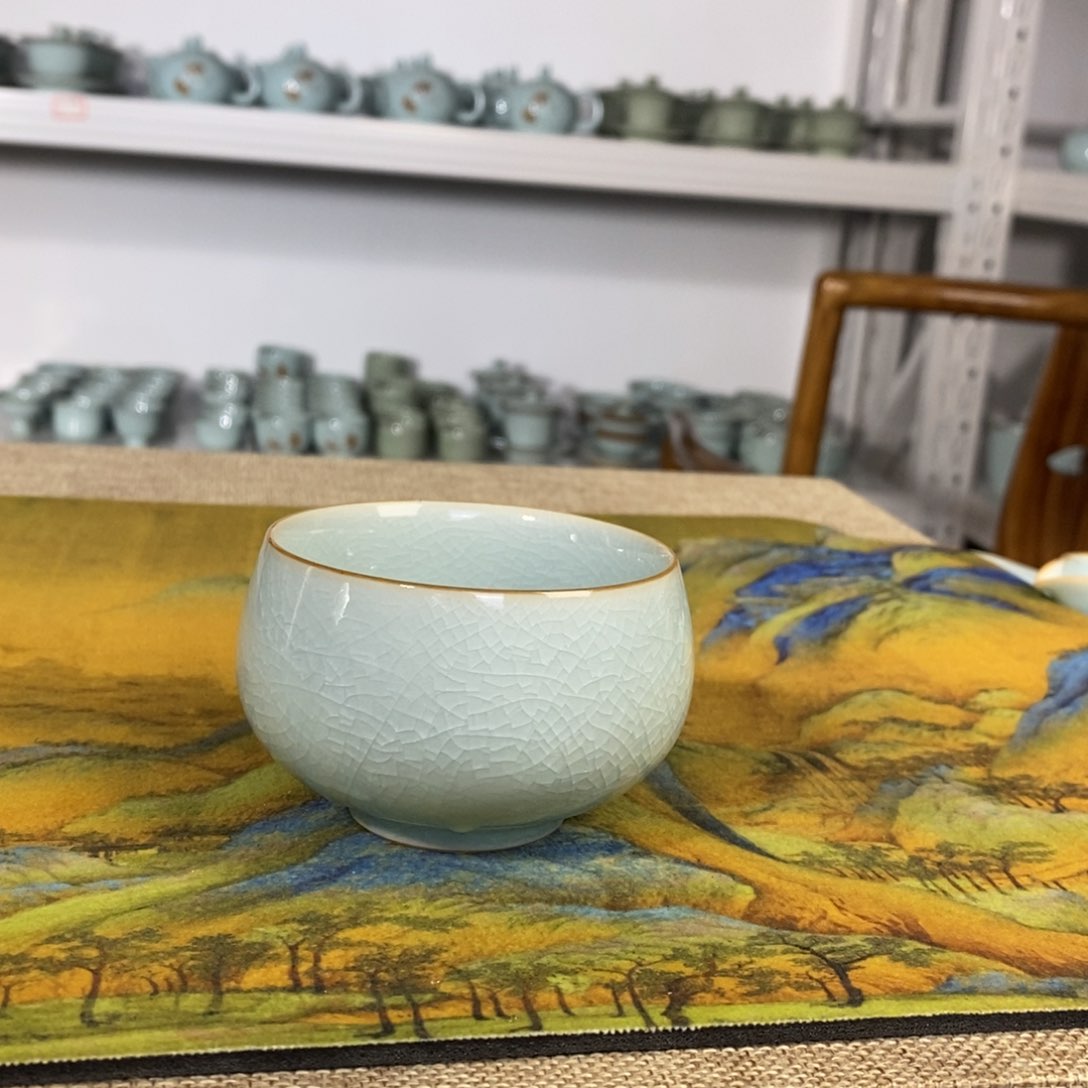 【闪购商品】冰片冰花禅定杯微微瑕，，，，，