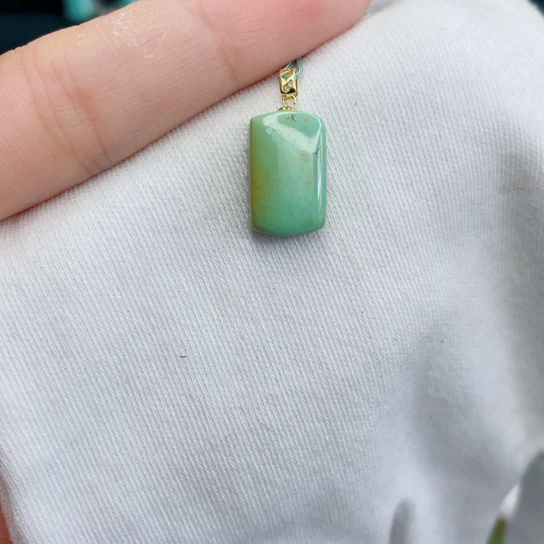 绿松石18K金镶嵌绿松石