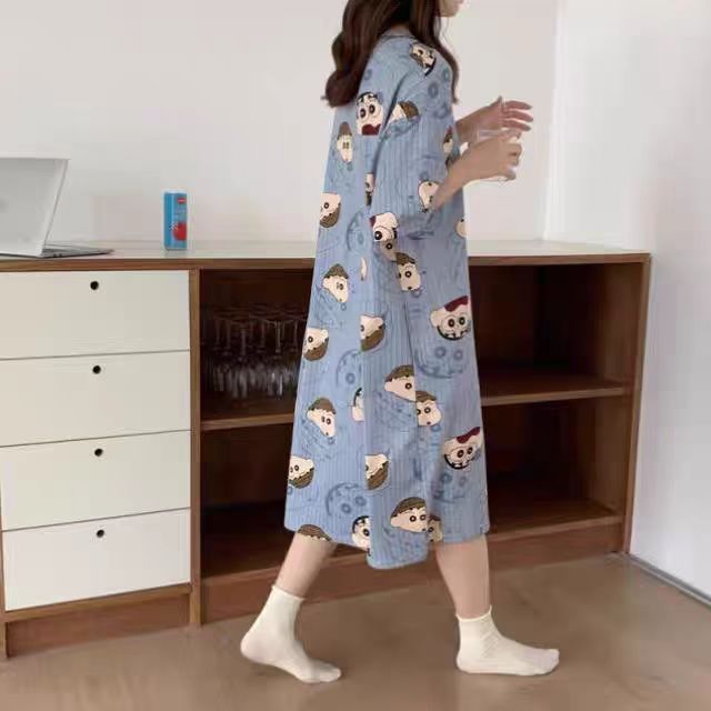蓝色小新睡裙