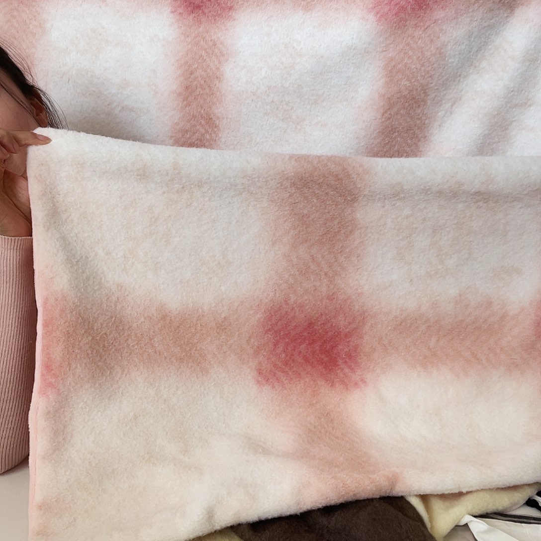 牛奶绒牛奶绒粉大格标准床单款（被套200.230） 床笠备注