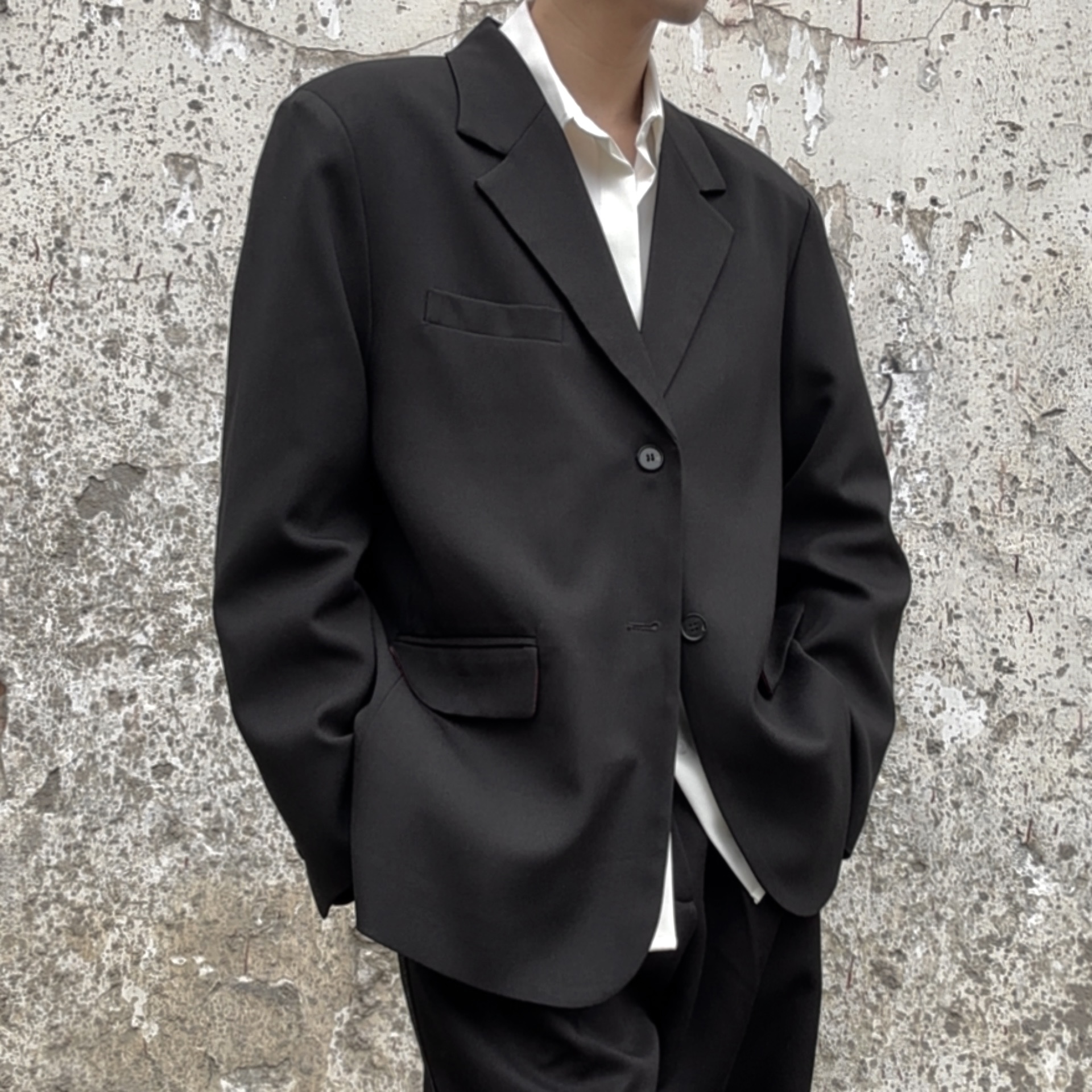 I'd Style2025秋冬时尚单西高级感休闲西装百搭西服外套男士