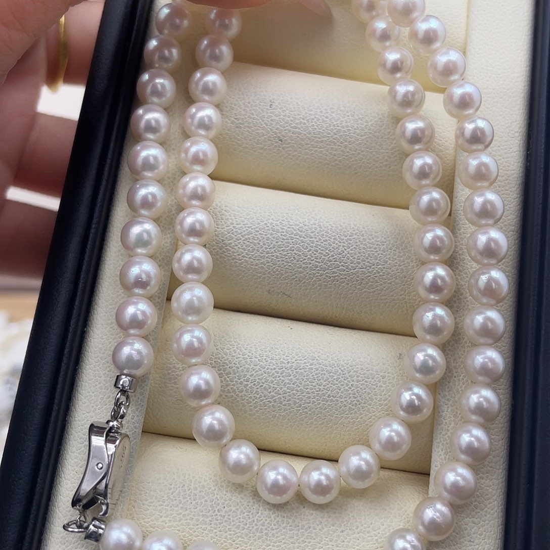 颈饰银S925镶嵌海水珍珠