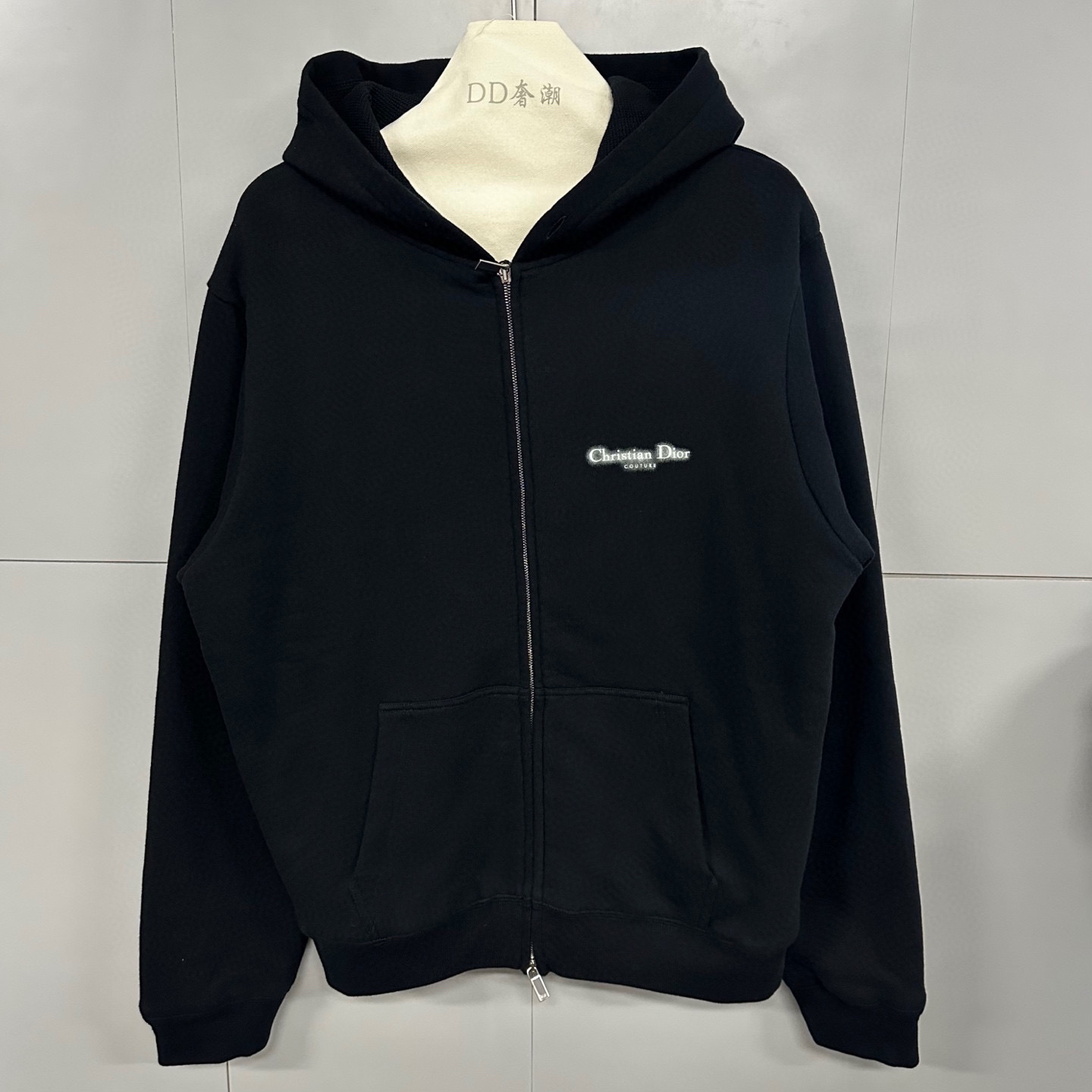 全新未使用  Dior迪奥 SS24光晕字母印花连帽卫衣外套 L码 D14133