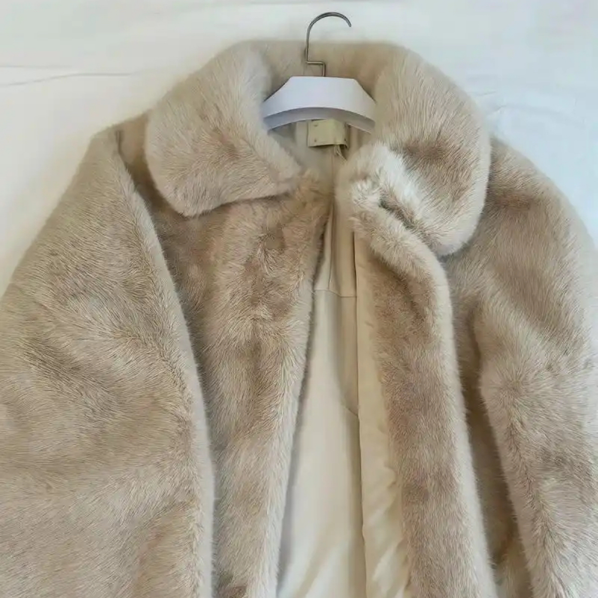 挽袖款雷克斯獭兔皮毛一体保暖毛毛外套（非图片款）