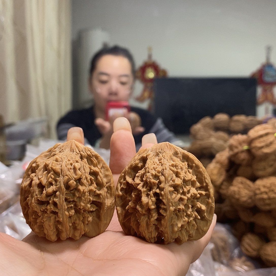 把件文玩核桃42满天星有修