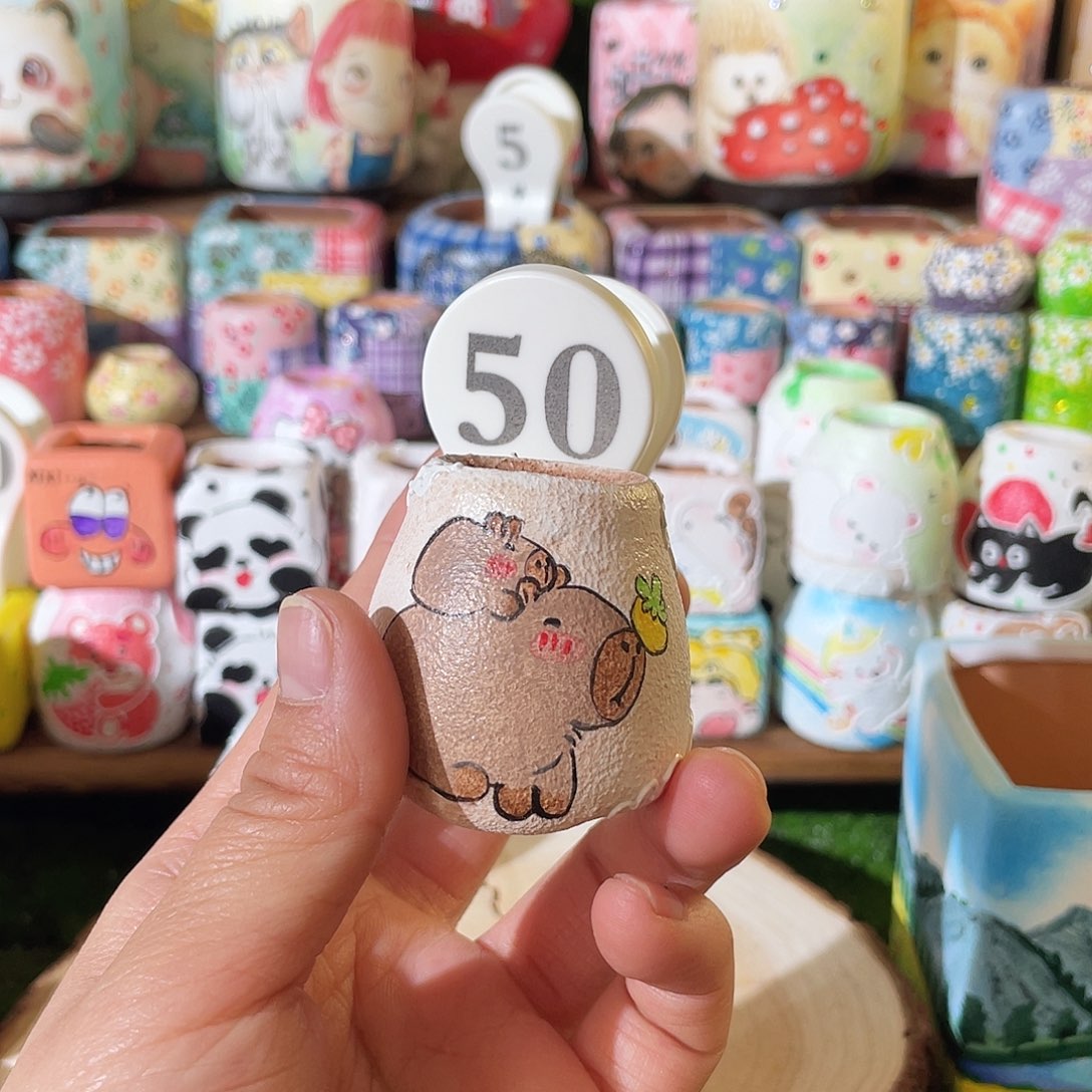 红陶50….手工手绘