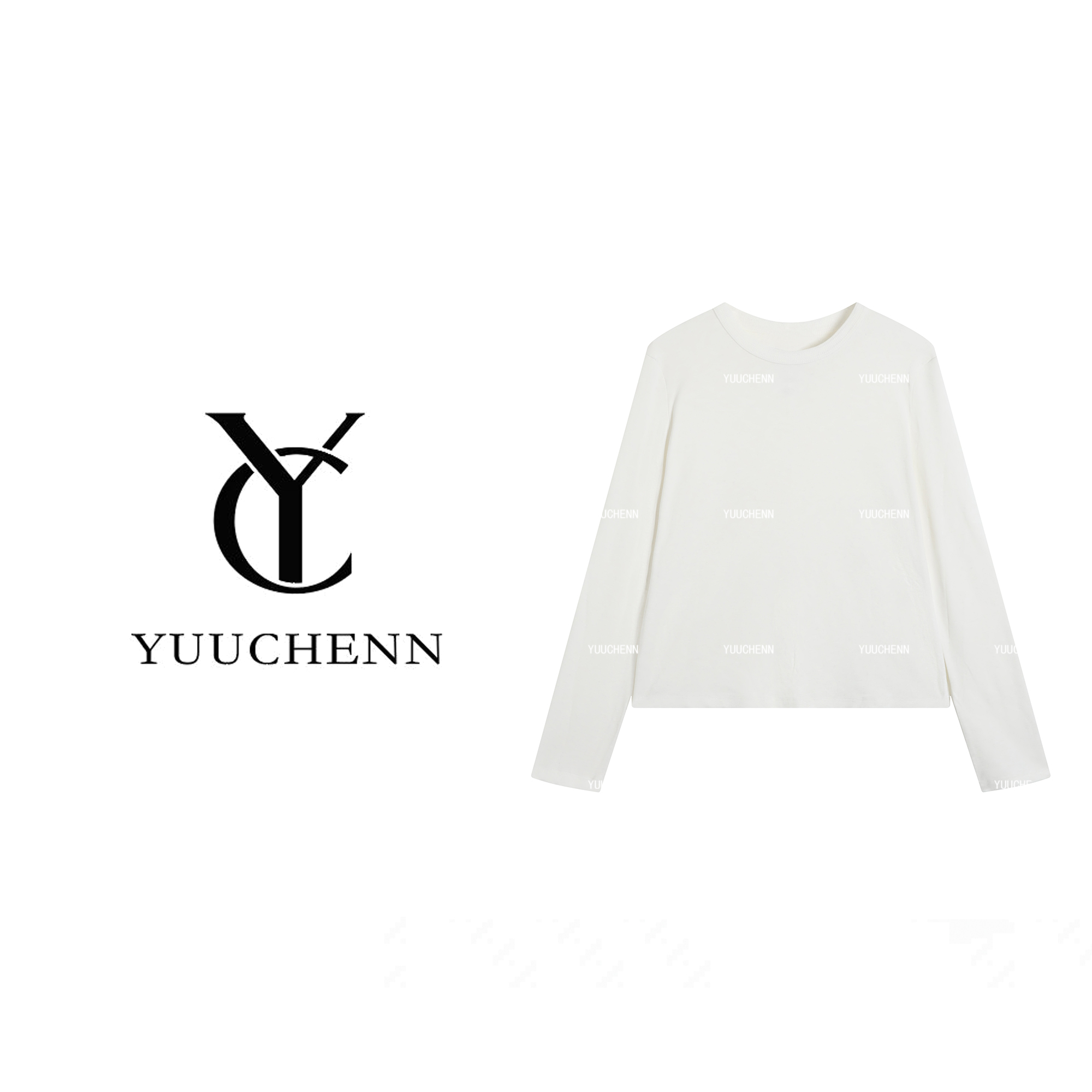 YUUCHENN“棉柔透气”简约打底衫上衣女保暖时尚内搭上衣25C-W80288