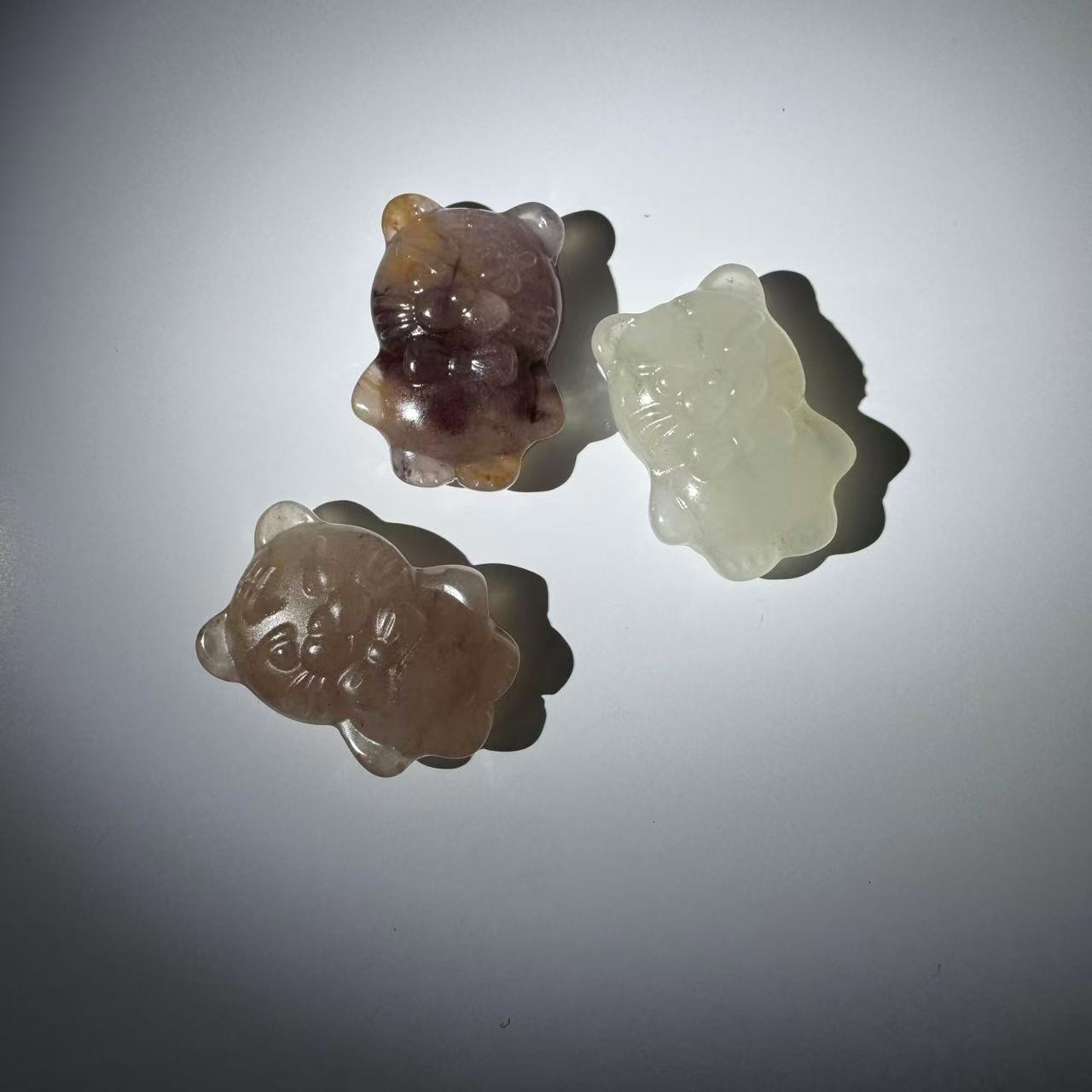 李书锦保真天然金丝玉小虎 吊坠【拍一发一】多样性发货