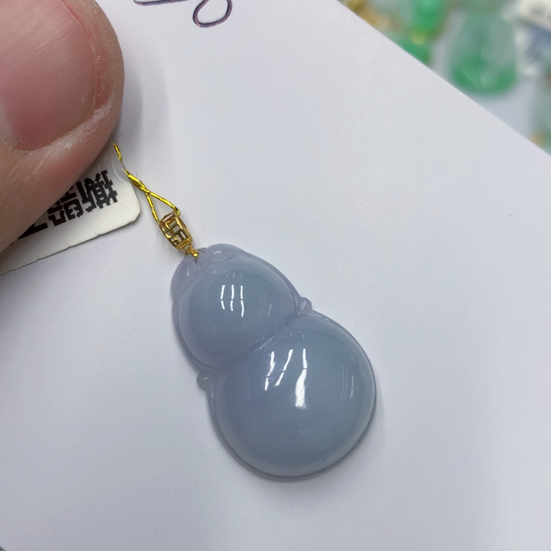 翡翠颈饰18K金镶嵌1111111111