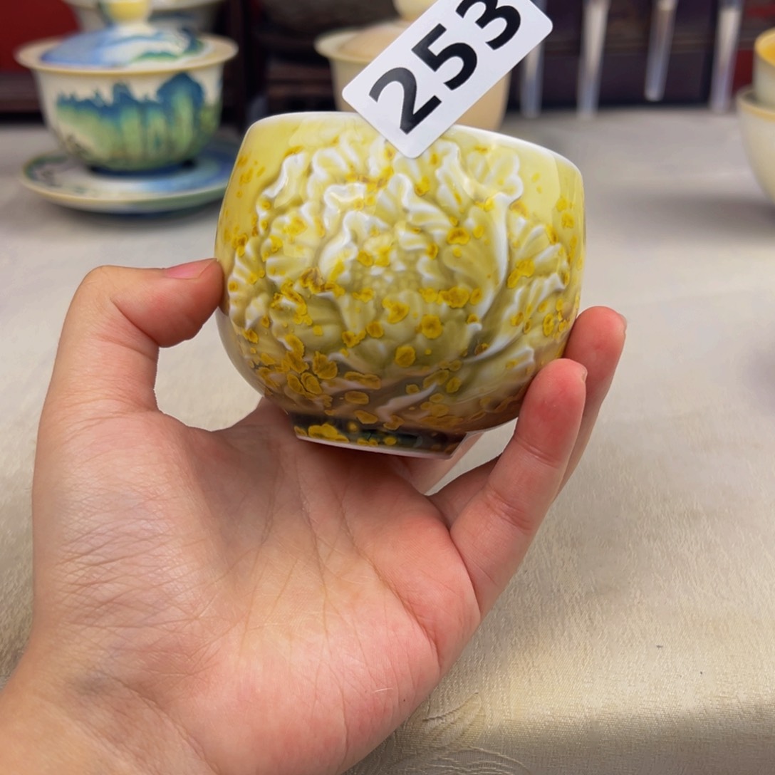 杯子纯手工柴烧主人杯