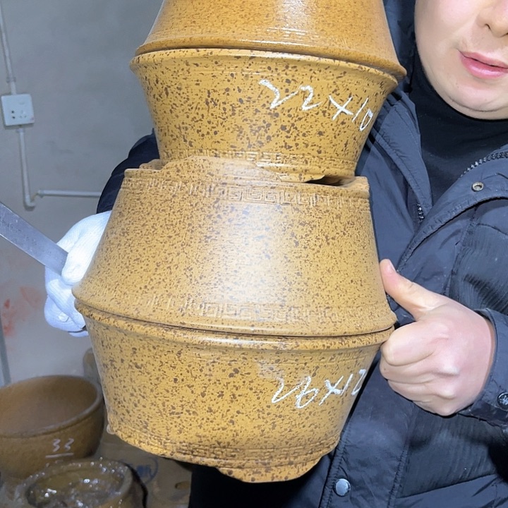 紫砂花盆紫砂等传统