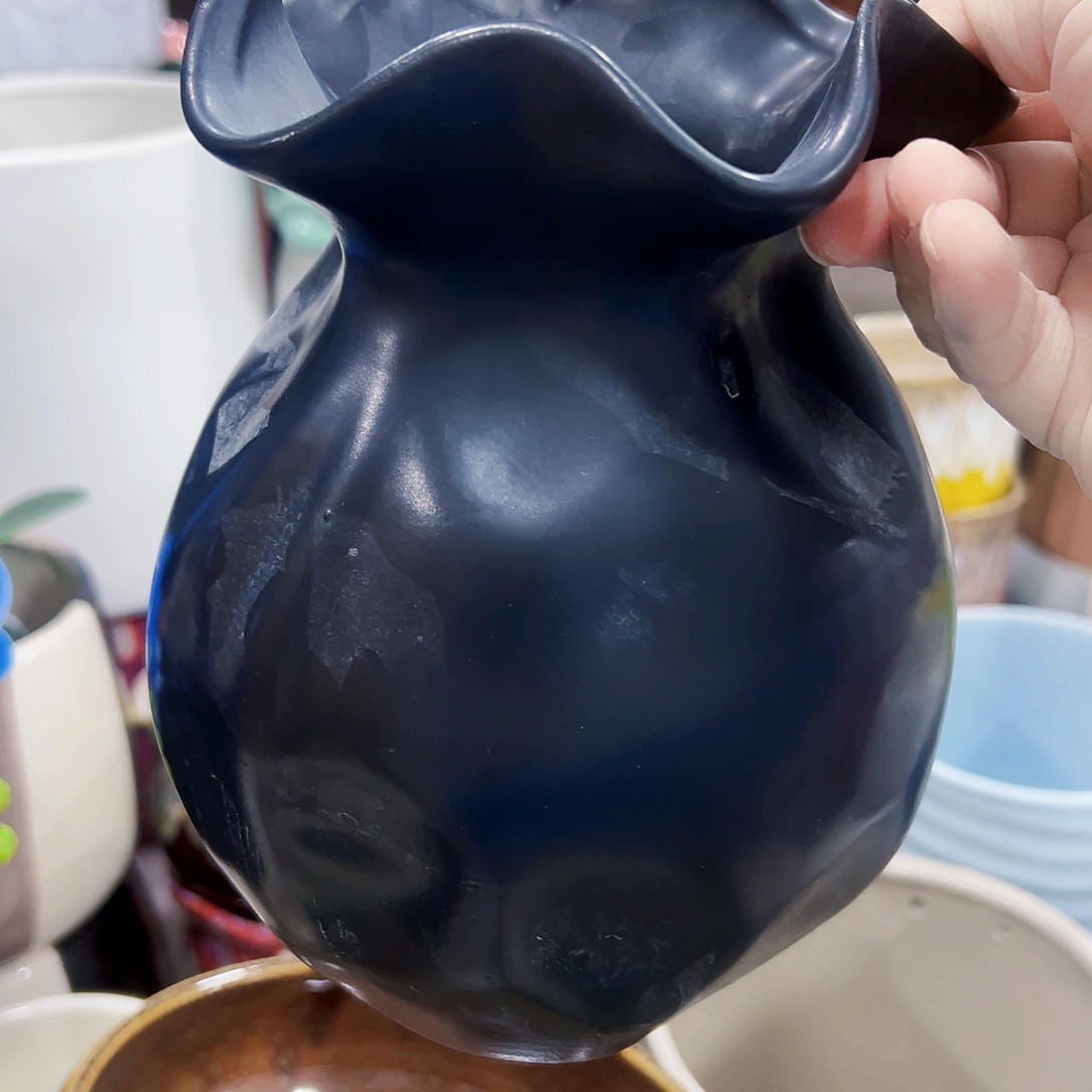 外贸尾单陶瓷花盆凑单10米包邮无孔