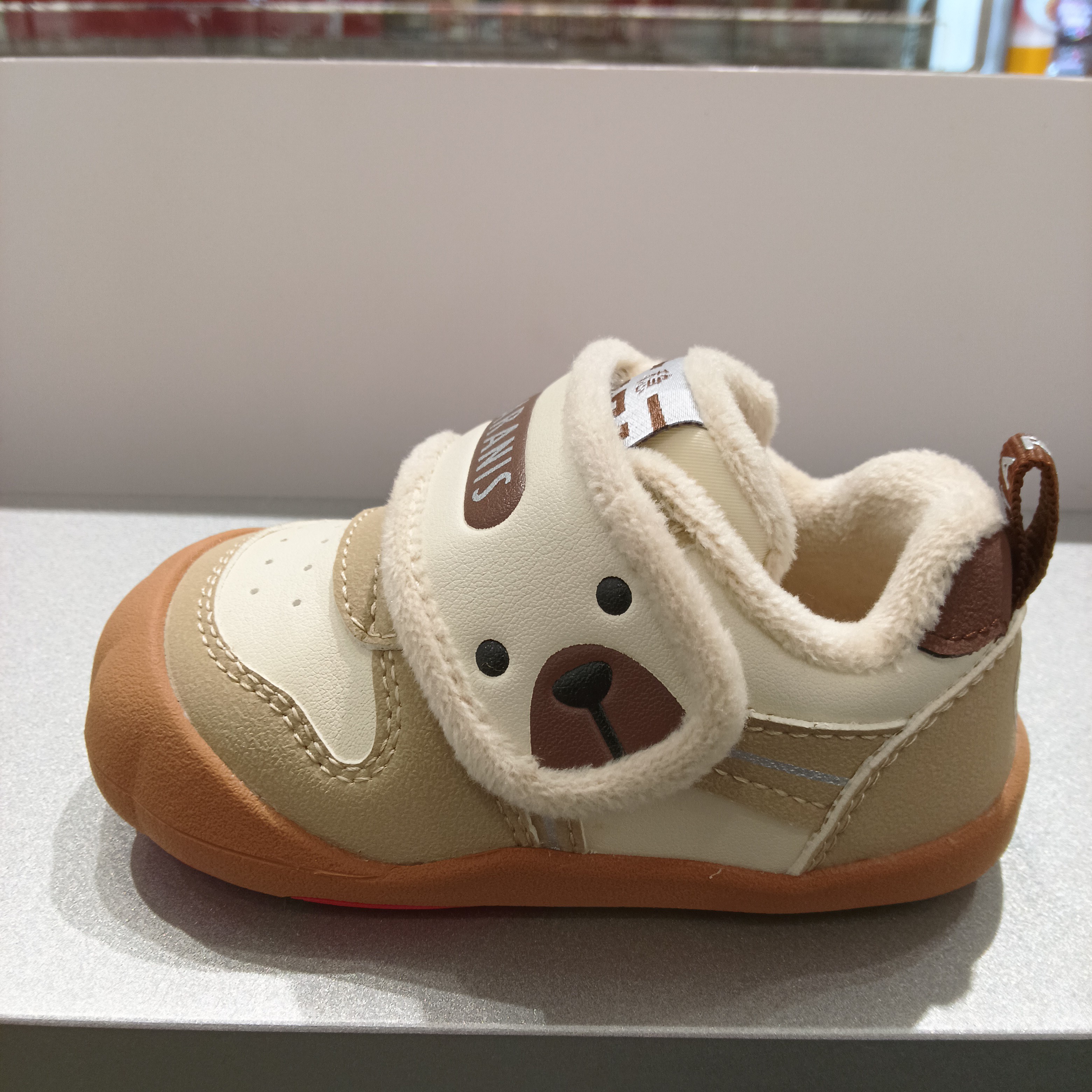 学步鞋婴儿幼儿加绒软底防滑秋冬款男女童机能棉鞋