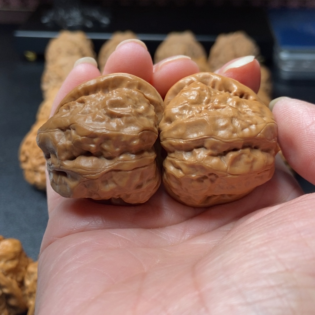 仙***球把件文玩核桃蛤蟆头