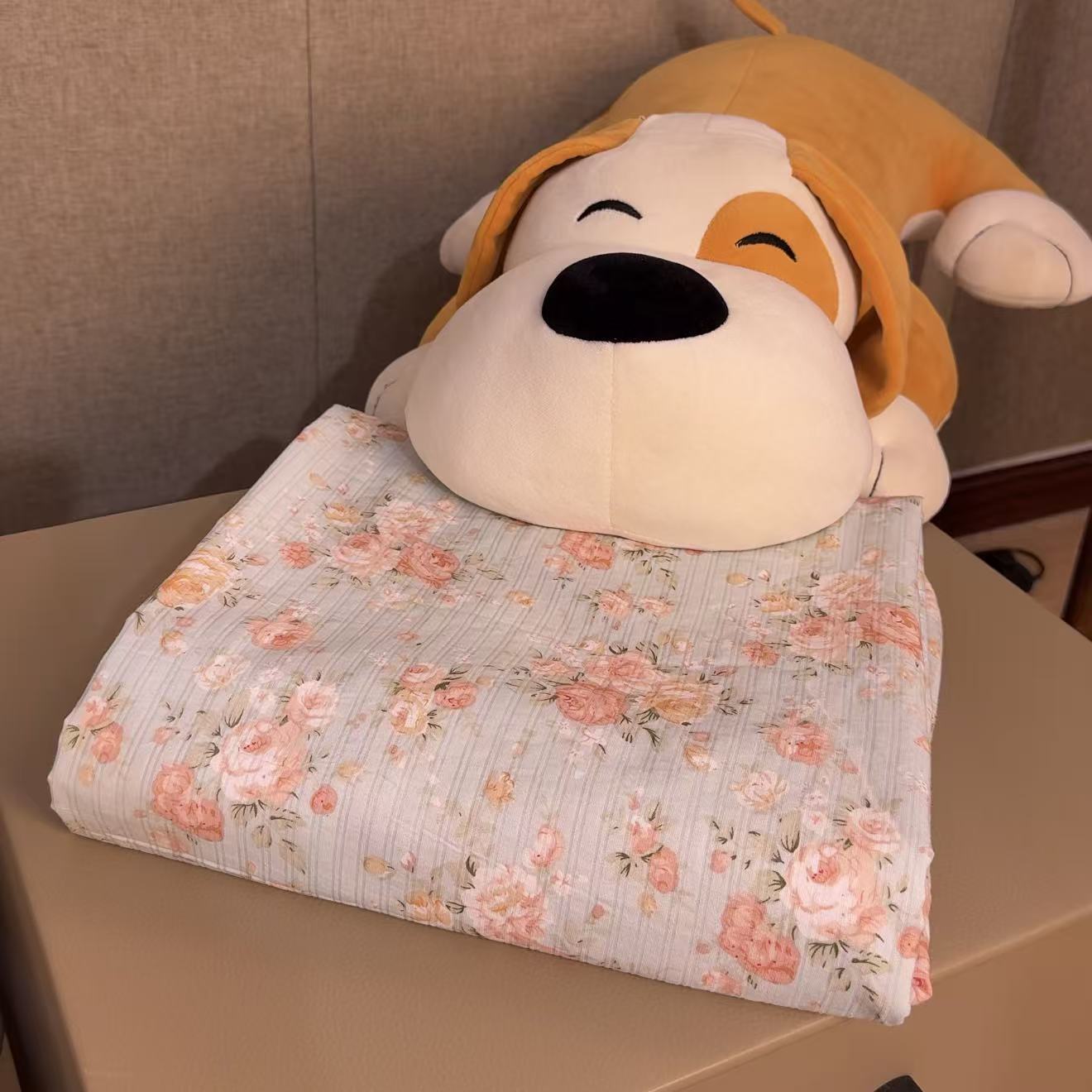 雾蓝花园C01床单