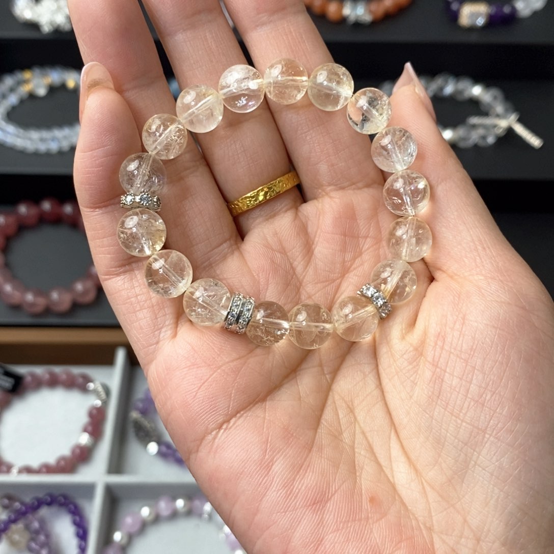 水晶手链合金水晶