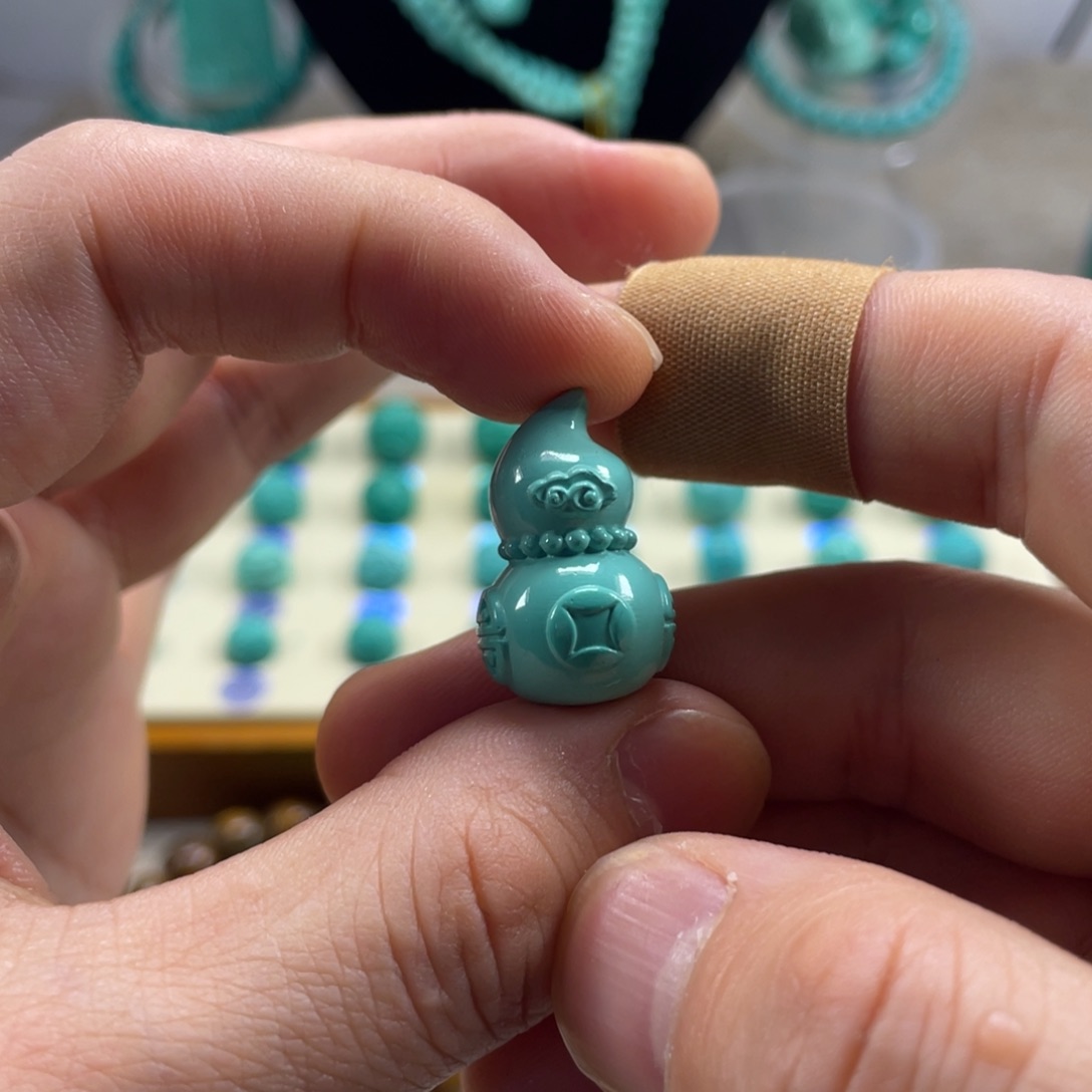 十堰手工雕刻配饰配珠，直径14