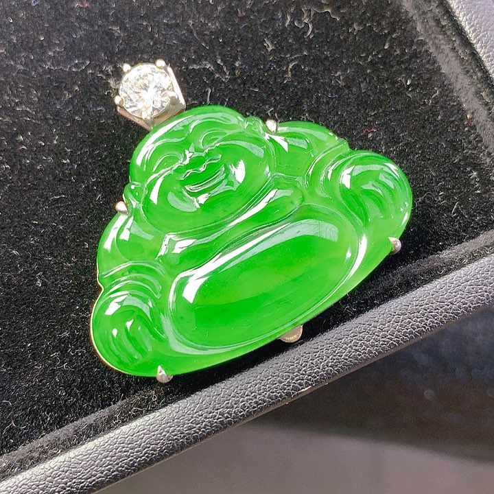 【闪购商品】翡翠颈饰银S925镶嵌翡翠